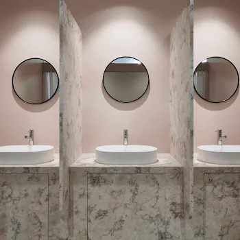 美容皮膚科エル ムクリニック 神戸院のピコスポットを受けた後のパウダールーム