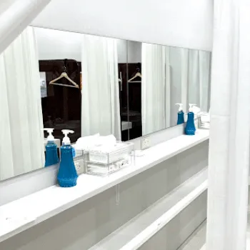 湘南美容クリニック 神戸三宮院のピコスポットを受けた後のパウダールーム