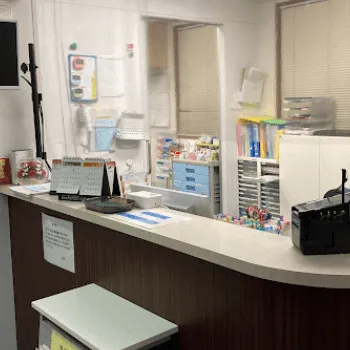 つかもと形成外科·創傷クリニックのピコスポットを受ける前の受付