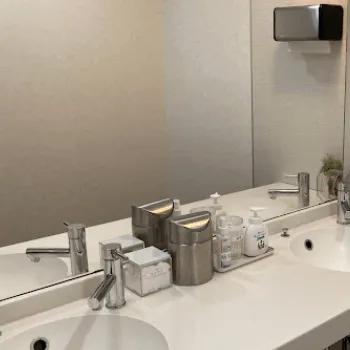 つかもと形成外科·創傷クリニックのピコスポットを受けた後のパウダールーム