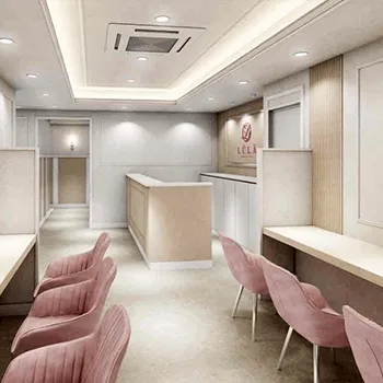 ルラ美容クリニック 神戸院の白玉点滴・注射を受ける前の待合室