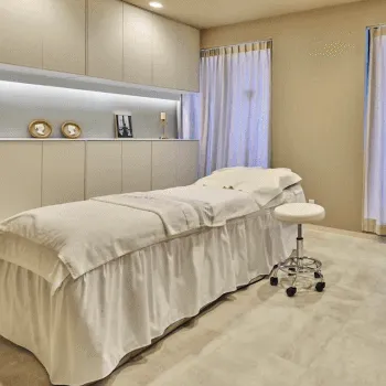 ボーテスキンクリニックのサブシジョンを受ける施術室
