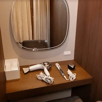 きれいクリニックのケミカルピーリングを受けた後のパウダールーム