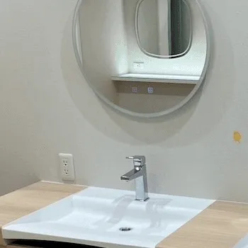 クリニーク京都烏丸のミラドライを受けた後のパウダールーム