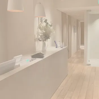 エクリュクリニックのフォトフェイシャルを受ける前の受付