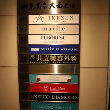 共立美容外科 京都院の外看板