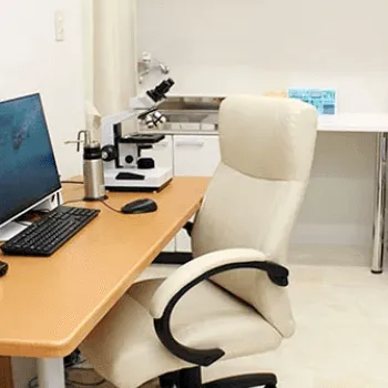 あや皮フ科クリニックのピコトーニングを受ける前の診察室