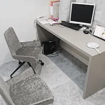 品川スキンクリニック 京都院のピコトーニングを受ける前の診察室