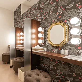 エルムクリニック 京都院のプルリアルデンシファイを受けた後のパウダールーム