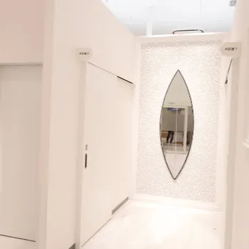 アキコ婦人科クリニック京都桂川の白玉点滴・注射を受ける前の廊下