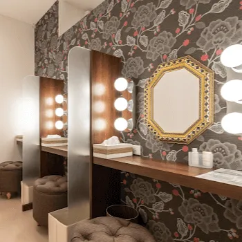 美容皮膚科エルムクリニック 京都院の白玉点滴・注射を受けた後のパウダールーム