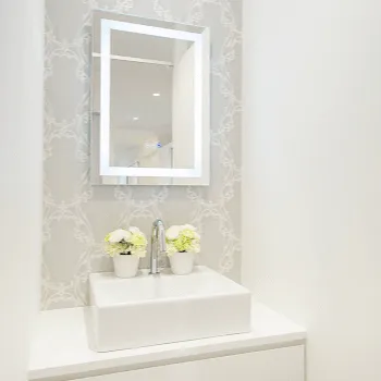 TCB東京中央美容外科 京都2院の白玉点滴・注射を受けた後のパウダールーム