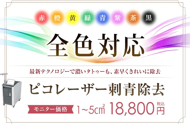 湘南美容クリニックのタトゥー除去(刺青除去)
