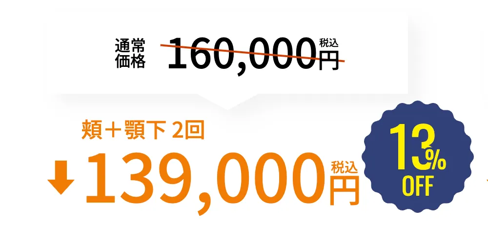 目の下やほうれい線に効果のあるモフィウス8 キャンペーン価格②