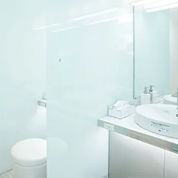 エースクリニック 名古屋院の脂肪冷却を受けた後のパウダールーム