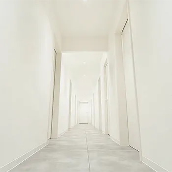 BSクリニック 名古屋栄院の脂肪冷却を受ける前の廊下