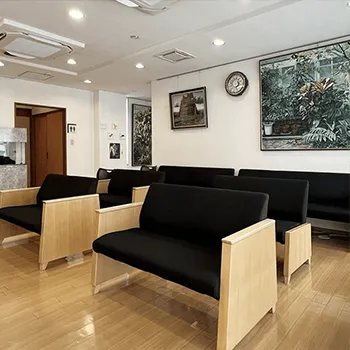 せんだ・クリニックの脂肪冷却を受ける前の待合室