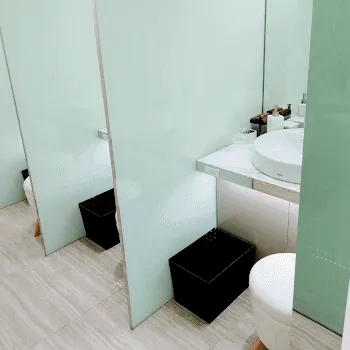 エースクリニック 名古屋院のジャルプロスーパーハイドロを受けた後のパウダールーム