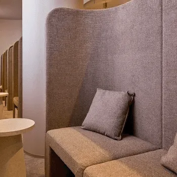 JUN CLINIC 名古屋院のジャルプロスーパーハイドロを受ける前の待合室