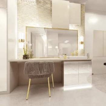 OMI CLINICのジャルプロスーパーハイドロを受けた後のパウダールーム