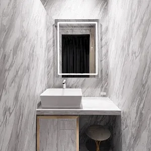 Rosa Beauty Clinicのジャルプロスーパーハイドロを受けた後のパウダールーム