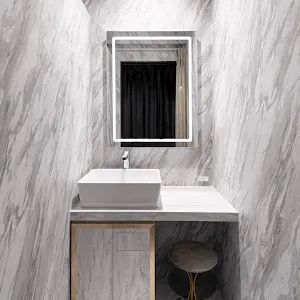 ローザビューティークリニックのリズネを受けた後のパウダールーム