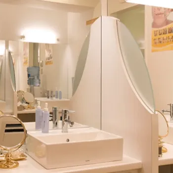 クリニックビザリア 名古屋院のミラドライを受けた後のパウダールーム