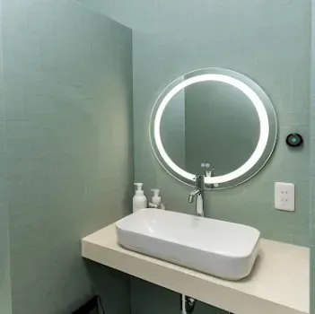 ルラ美容クリニック 名古屋本院のミラドライを受けた後のパウダールーム