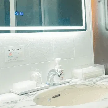 共立美容外科 名古屋院のピコトーニングを受けた後のパウダールーム