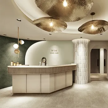 BITO BEAUTY CLINICのプロファイロを受ける前の受付