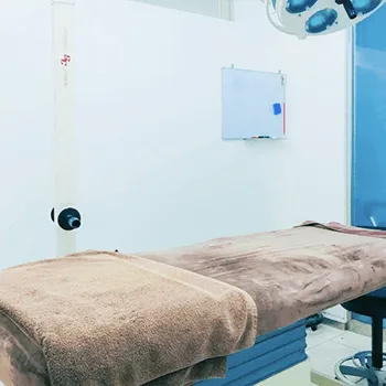 共立美容外科 名古屋院の白玉点滴・注射を受ける施術室