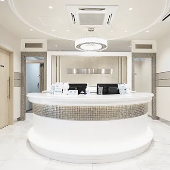 水の森美容クリニック 名古屋院の白玉点滴・注射を受ける前の受付