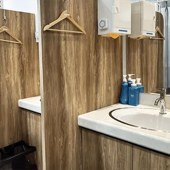 湘南美容皮フ科 名古屋1院の白玉点滴・注射を受けた後のパウダールーム