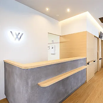 ヴェルヴァーレ本陣クリニックの白玉点滴・注射を受ける前の受付