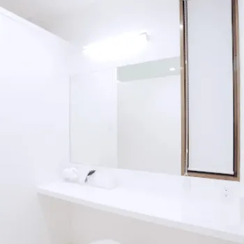 沖縄マリアクリニックのケミカルピーリングを受けた後のパウダールーム