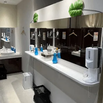 湘南美容クリニック 那覇院のケミカルピーリングを受けた後のパウダールーム