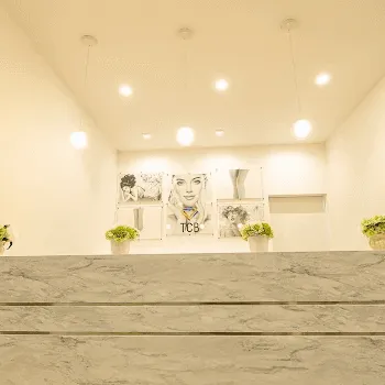 TCB東京中央美容外科 新潟院のケミカルピーリングを受ける前の受付