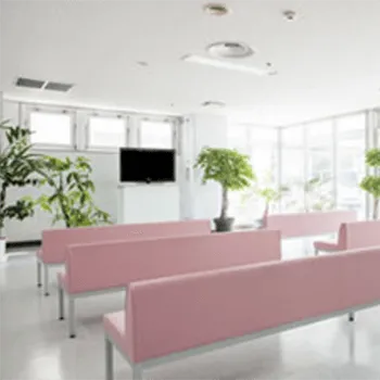 北上中央病院のプロファイロを受ける前の待合室