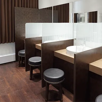 湘南美容クリニック 那覇院のプロファイロを受けた後のパウダールーム