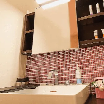 愛島クリニックの白玉点滴・注射を受けた後のパウダールーム