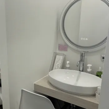 ルラ美容クリニック 沖縄院の白玉点滴・注射を受けた後のパウダールーム