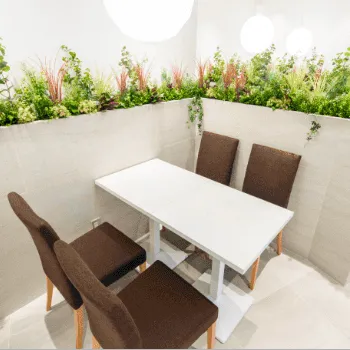 ブランクリニック 大阪1院の脂肪冷却を受ける前のカウンセリングルーム