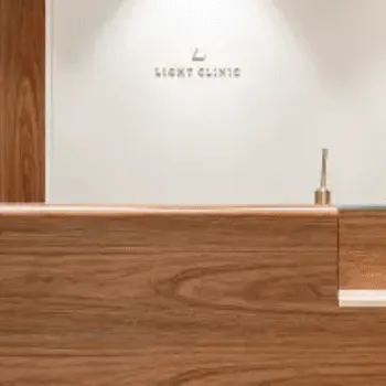 LIGHT CLINIC 大阪院の脂肪冷却を受ける前の受付