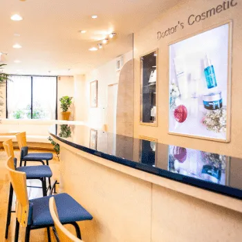 トキコクリニック 大阪1院の脂肪冷却を受ける前の受付