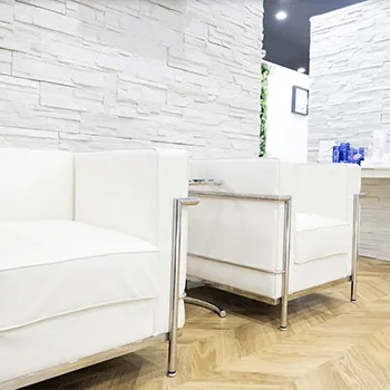 ビューティスクリニックのエリシスセンスを受ける前の待合室