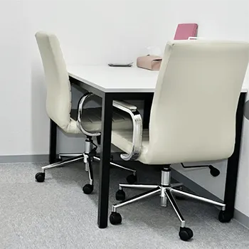 フィラークリニック 大阪1院のエリシスセンスを受ける前のカウンセリングルーム