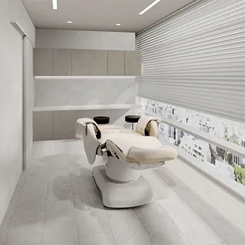 LIVELY CLINIC 大阪院のエリシスセンスを受ける施術室