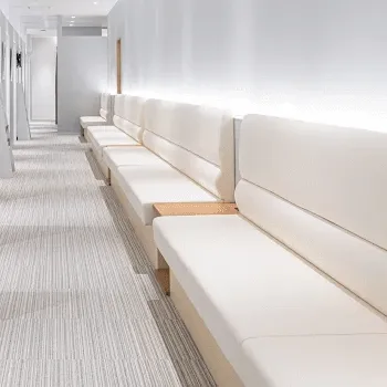 デイリースキンクリニック 大阪1院のジャルプロスーパーハイドロを受ける前の待合室