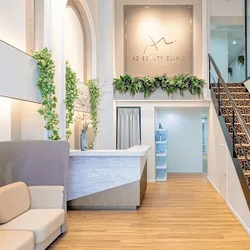 AZ BEAUTY CLINICのリズネを受ける前の受付