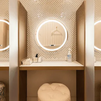 エルムクリニック 大阪院のリズネを受けた後のパウダールーム